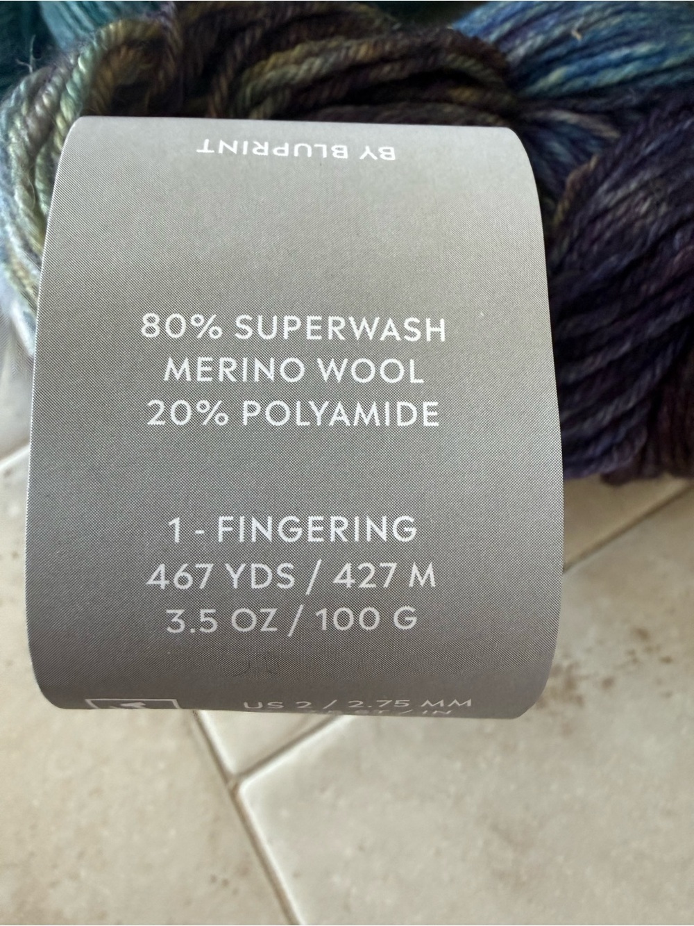 Cloudborn Malabrigo Merino Superwash Sock Yarn - Teal & Multicolor 2 Hanks - Picture 5 of 11